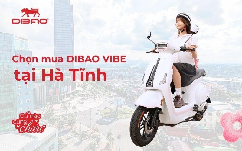 Chọn mua Dibao Vibe tại H&agrave; Tĩnh