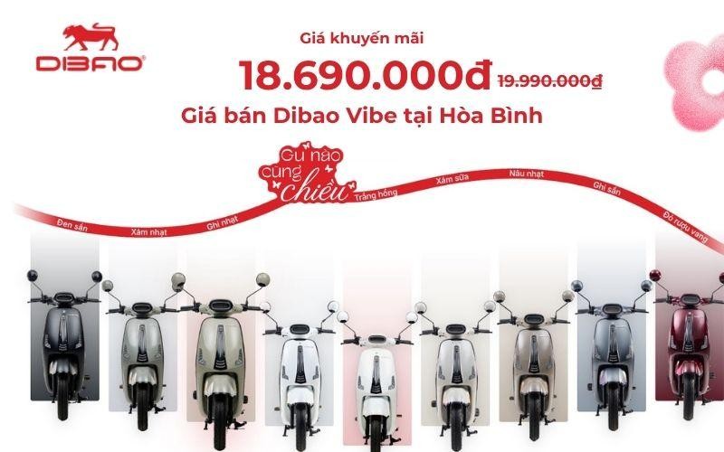 Gi&aacute; b&aacute;n Dibao Vibe tại H&ograve;a B&igrave;nh