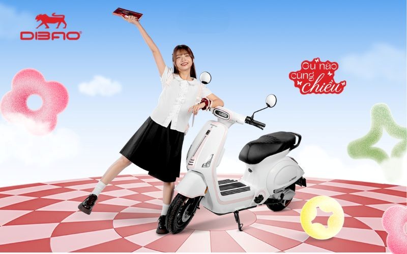 Mua xe Dibao Vibe tại đại l&yacute; ch&iacute;nh h&atilde;ng