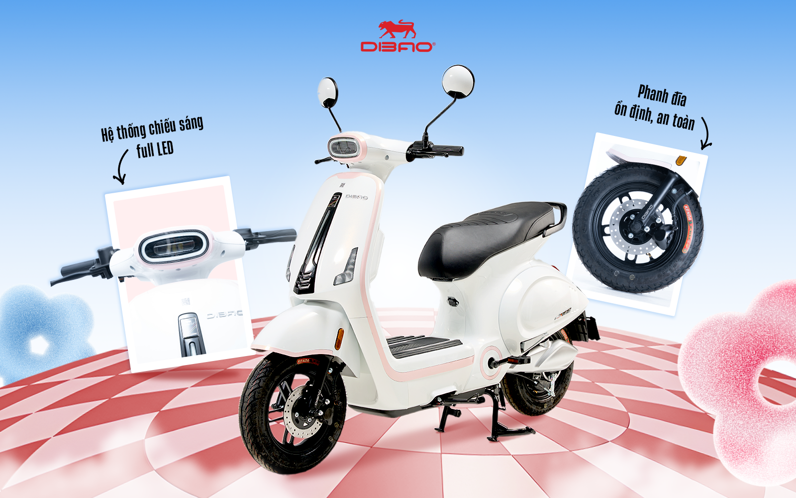 Chi tiết xe Dibao Vibe