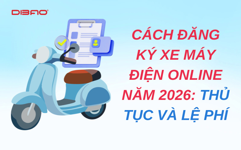 cách đăng ký xe máy điện online