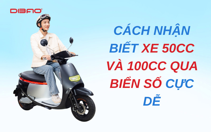 cách nhận biết xe 50cc và 100cc qua biển số