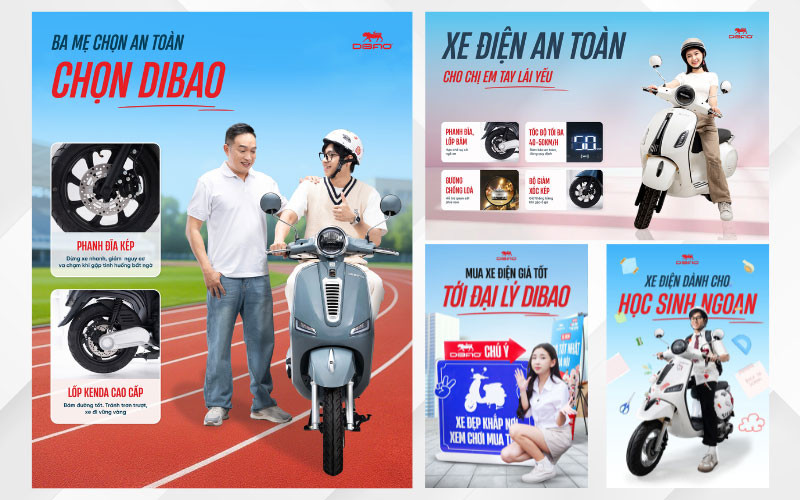 Tham khảo ngay c&aacute;c d&ograve;ng xe m&aacute;y điện ch&iacute;nh h&atilde;ng ngay tại Dibao