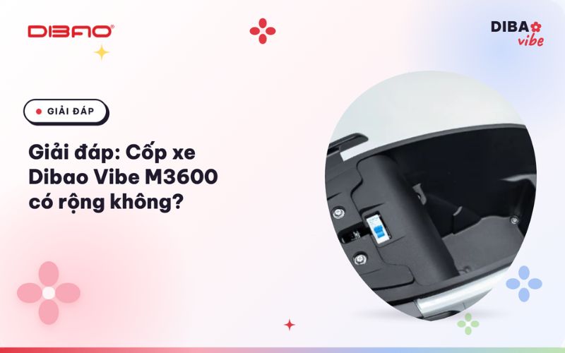 cốp xe dibao vibe có rộng không