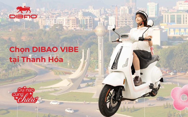 Đại l&yacute; xe điện Dibao Vibe Thanh Ho&aacute;