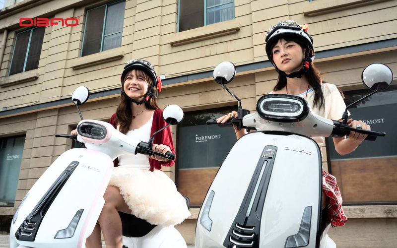 review xe m&aacute;y điện Dibao Vibe