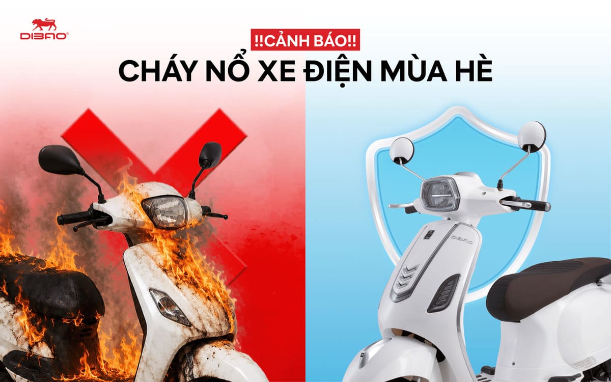 xe điện dễ cháy vào mùa hè