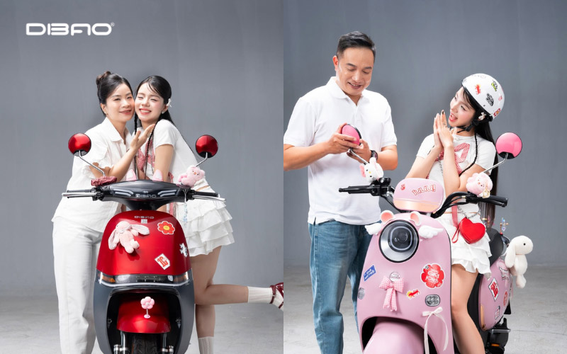 xe m&aacute;y điện cho học sinh nữ