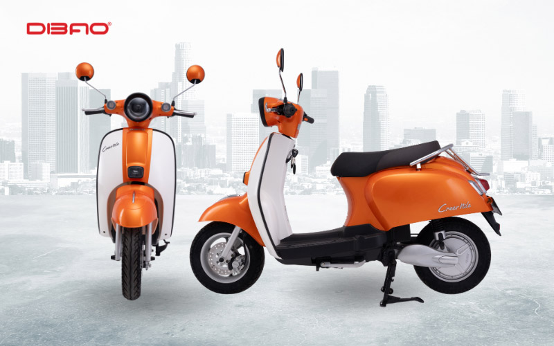 xe m&aacute;y điện đẹp cho nữ Dibao Creer E