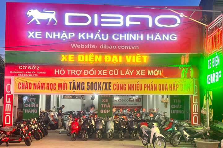 DIBAO HOẰNG HÓA-XE ĐIỆN ĐẠI VIỆT CƠ SỞ 2