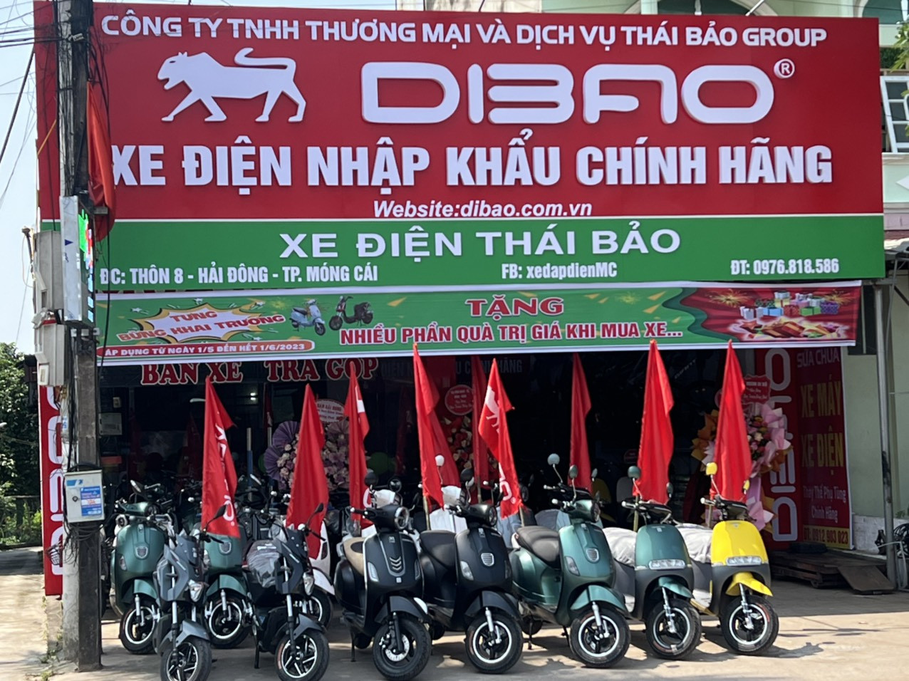 DIBAO MÓNG CÁI - XE ĐIỆN THÁI BẢO