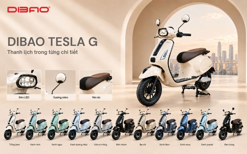 XE M&Aacute;Y ĐIỆN DIBAO Tesla G