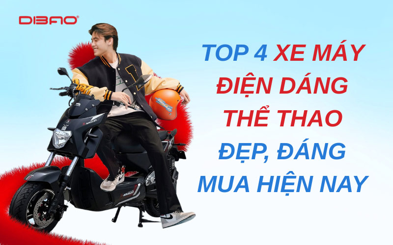 xe máy điện dáng thể thao