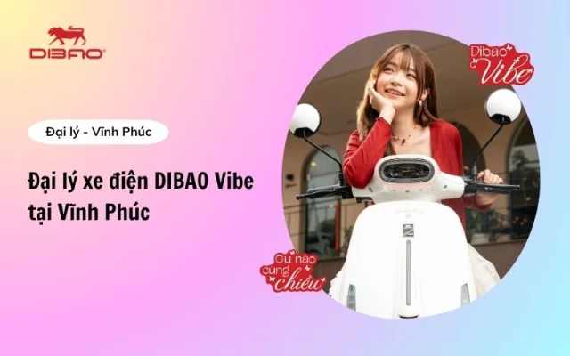 Danh sách đại lý xe điện Dibao Vibe Vĩnh Phúc chính hãng