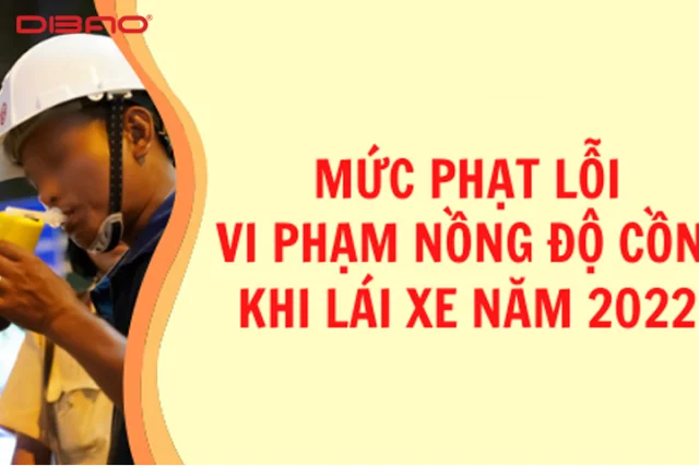 Mức phạt nồng độ cồn xe máy là bao nhiêu?