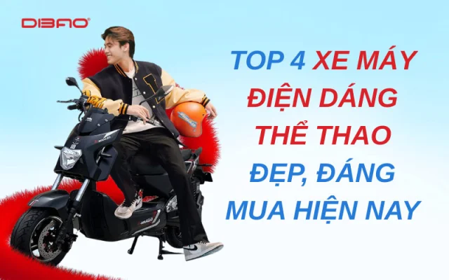 xe máy điện dáng thể thao