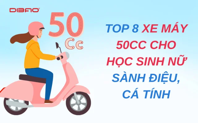 xe máy 50cc cho học sinh nữ