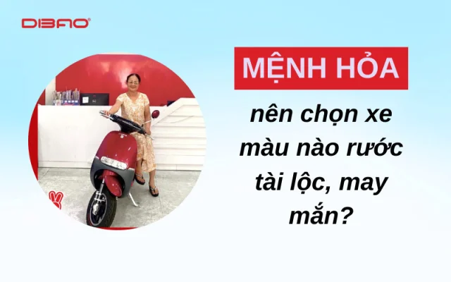 Xe máy mệnh Hỏa nên chọn màu gì may mắn, rước tài lộc?