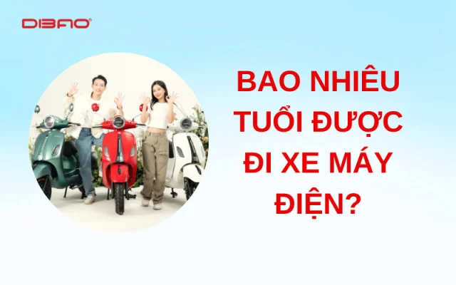 [BẠN CÓ BIẾT] Bao nhiêu tuổi được đi xe máy điện?