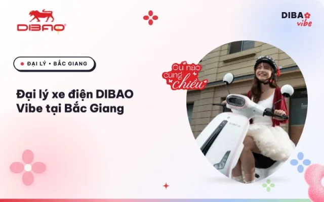 đại lý xe điện Dibao Vibe Bắc Giang