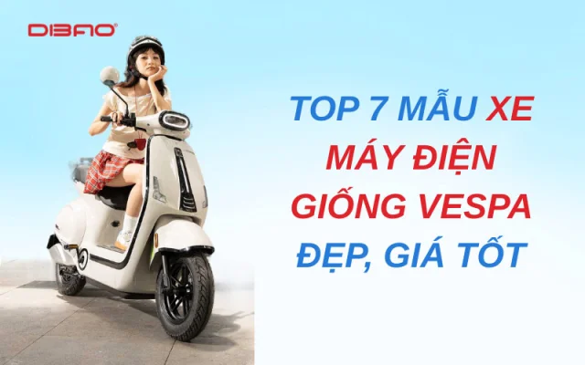 mẫu xe máy điện giống Vespa đẹp