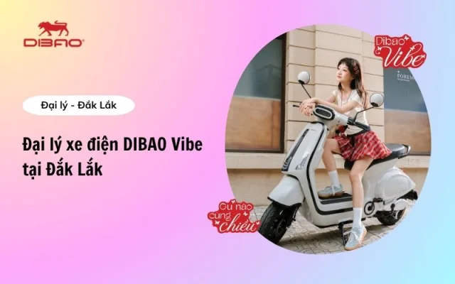 Danh sách đại lý xe điện Dibao Vibe Đắk Lắk uy tín, giá tốt