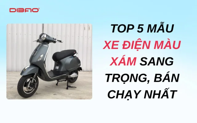 Top 5 mẫu xe điện màu xám sang trọng, bán chạy nhất 2026