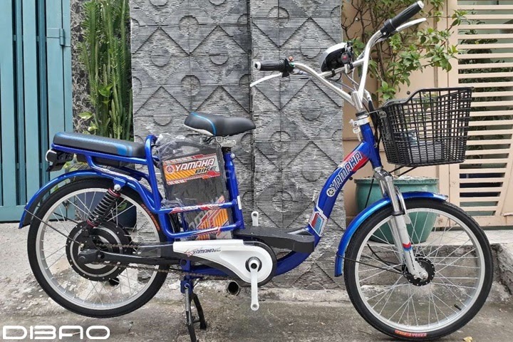 Xe đạp điện Yamaha với thiết kế và màu sắc bắt mắt